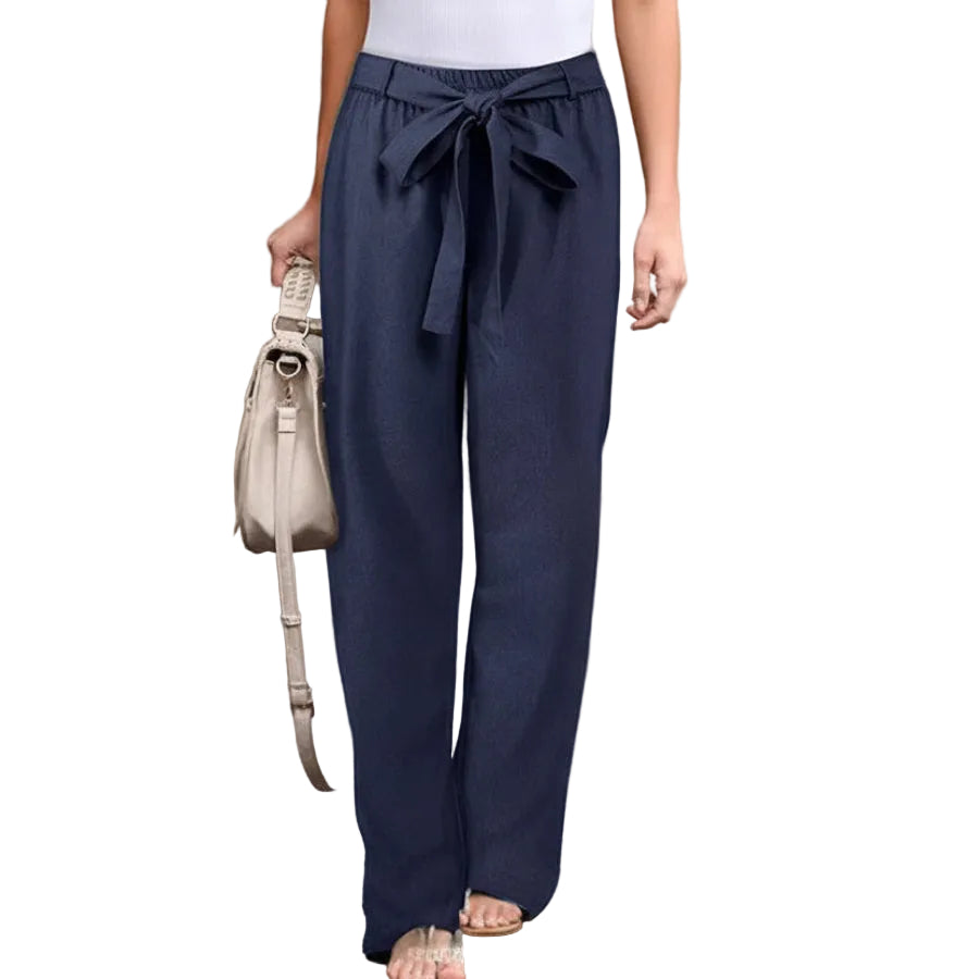 Elegant Comfort™ Women’s Cotton & Linen Casual Pants