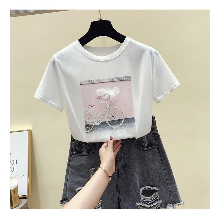 New - Vintage Bicycle Graphic Tee