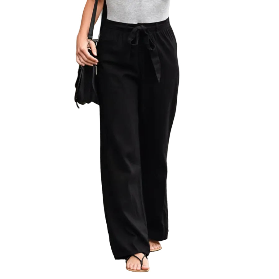 Elegant Comfort™ Women’s Cotton & Linen Casual Pants