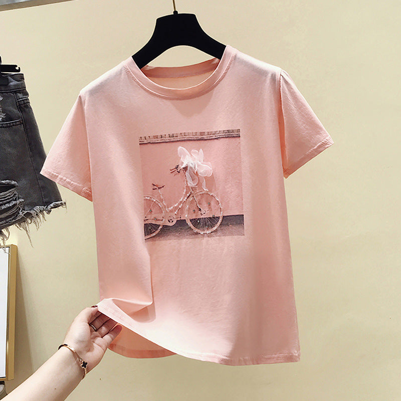 New - Vintage Bicycle Graphic Tee