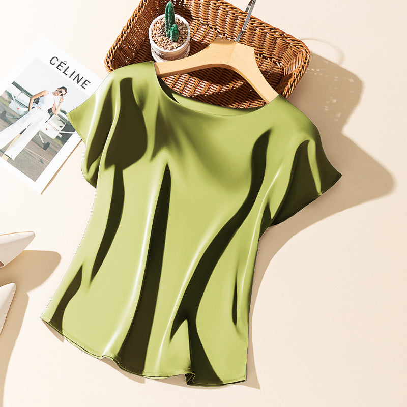 Premium Silky Acetate Satin Blouse