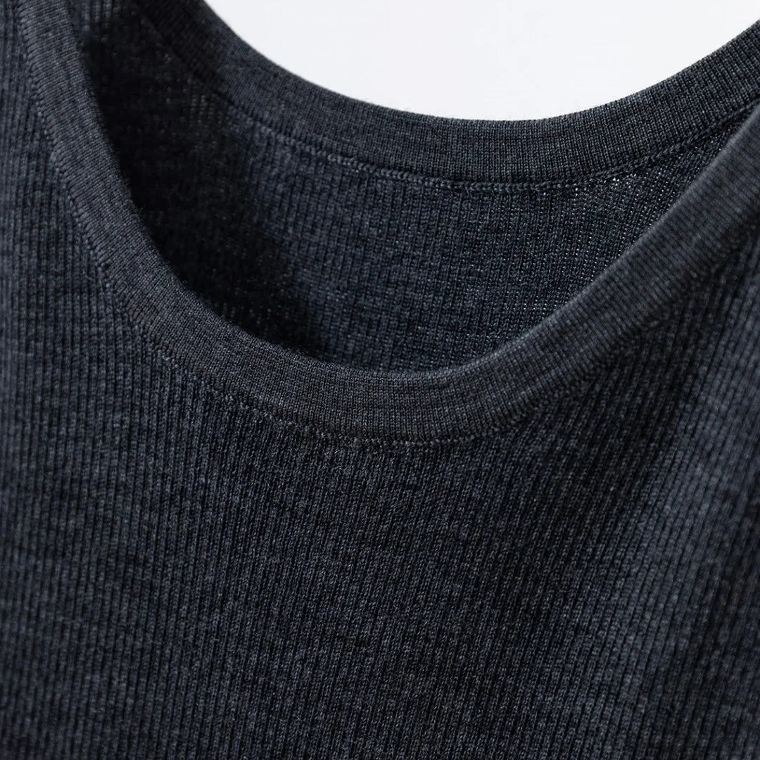Premium Fine Merino Wool Slim Rib Tank