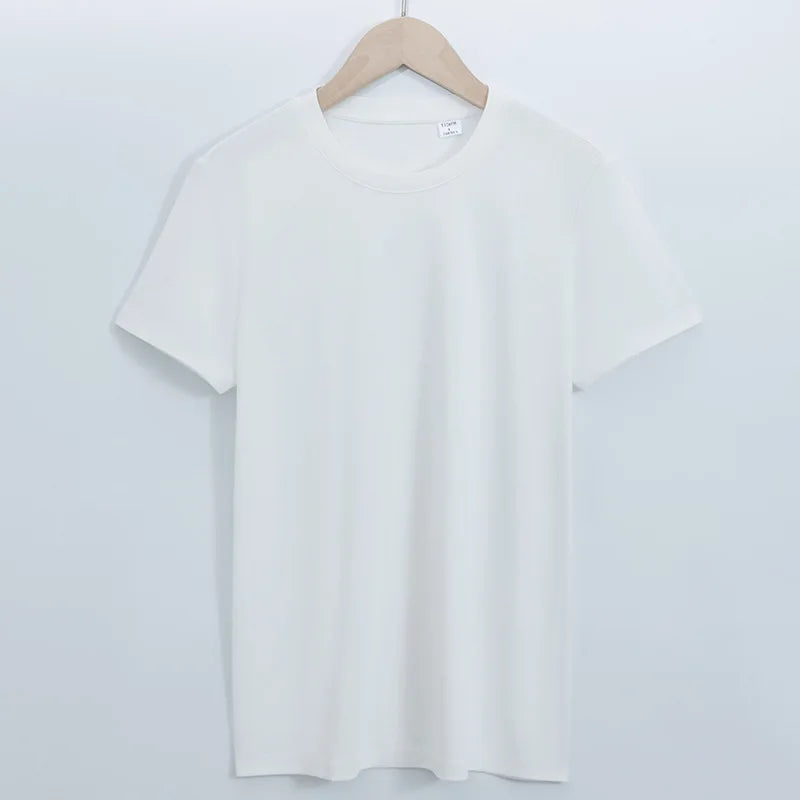 Premium 100% Mercerized Cotton Plain Tee