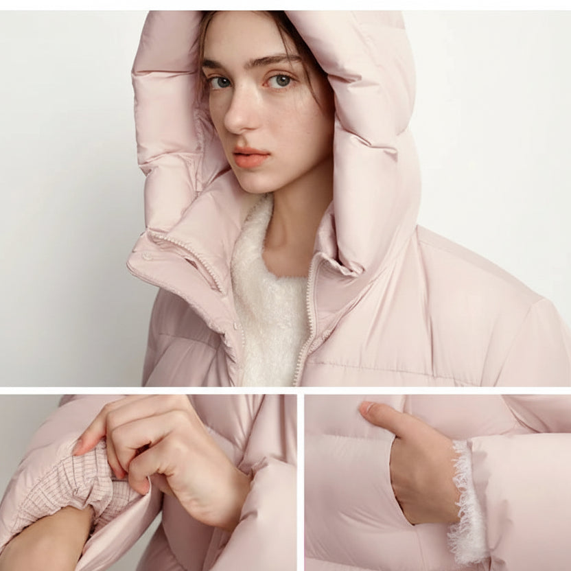 90% Duck Down Longline Puffer Jacket