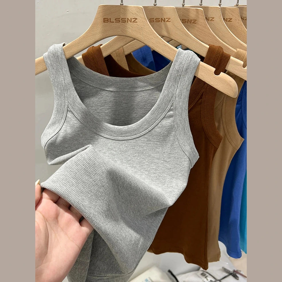 Premium Ribbed Stretch Tank Top