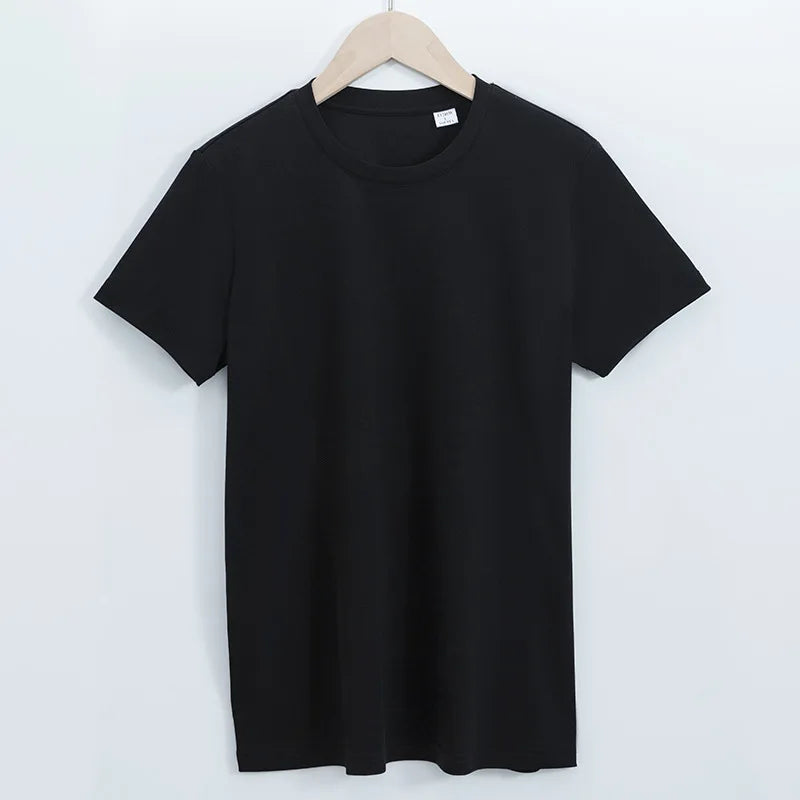 Premium 100% Mercerized Cotton Plain Tee