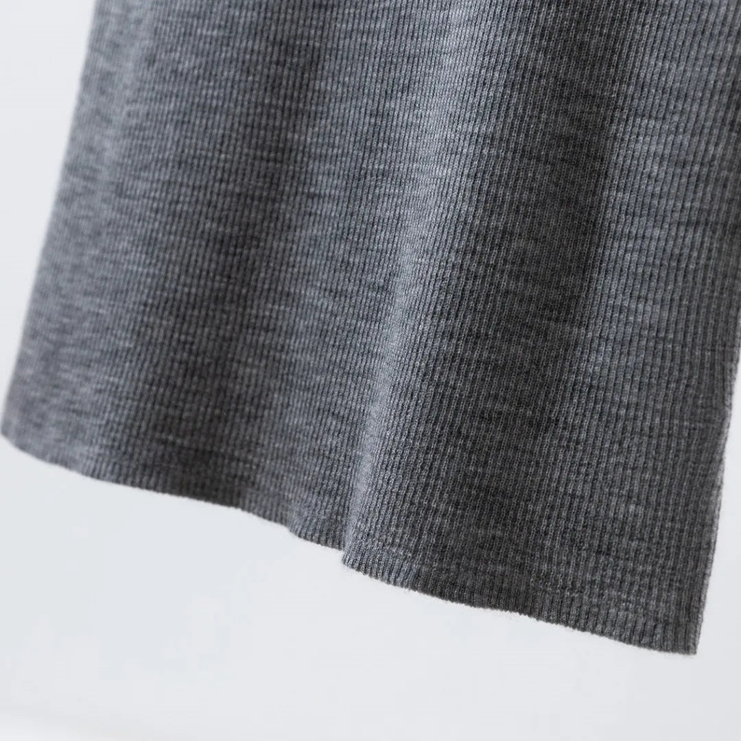 Premium Fine Merino Wool Slim Rib Tank