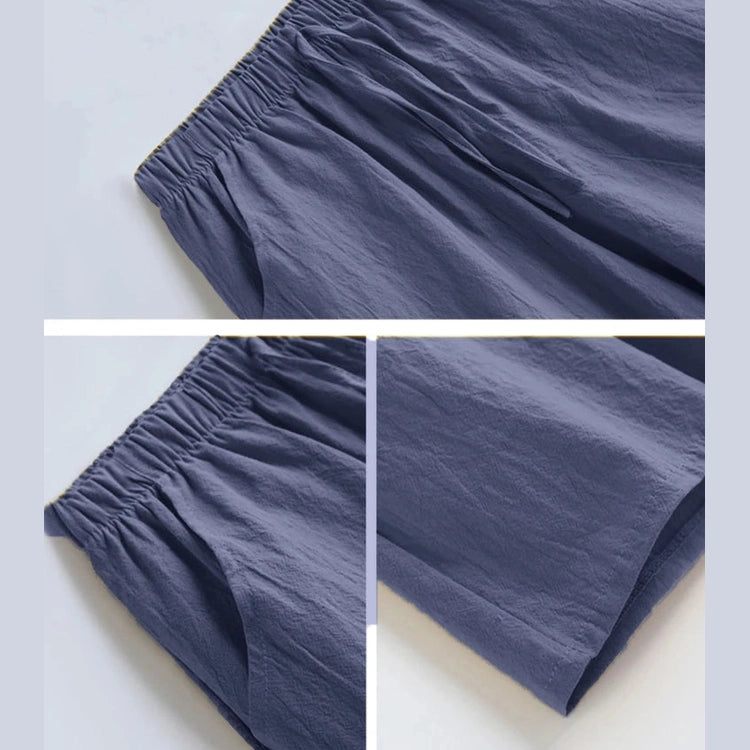 Casual Linen High-Waist Summer Shorts