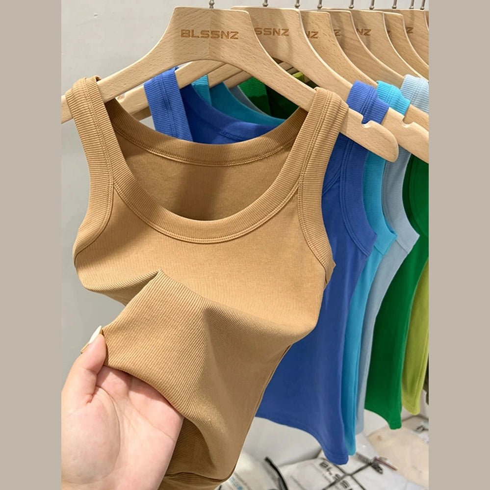 Premium Ribbed Stretch Tank Top
