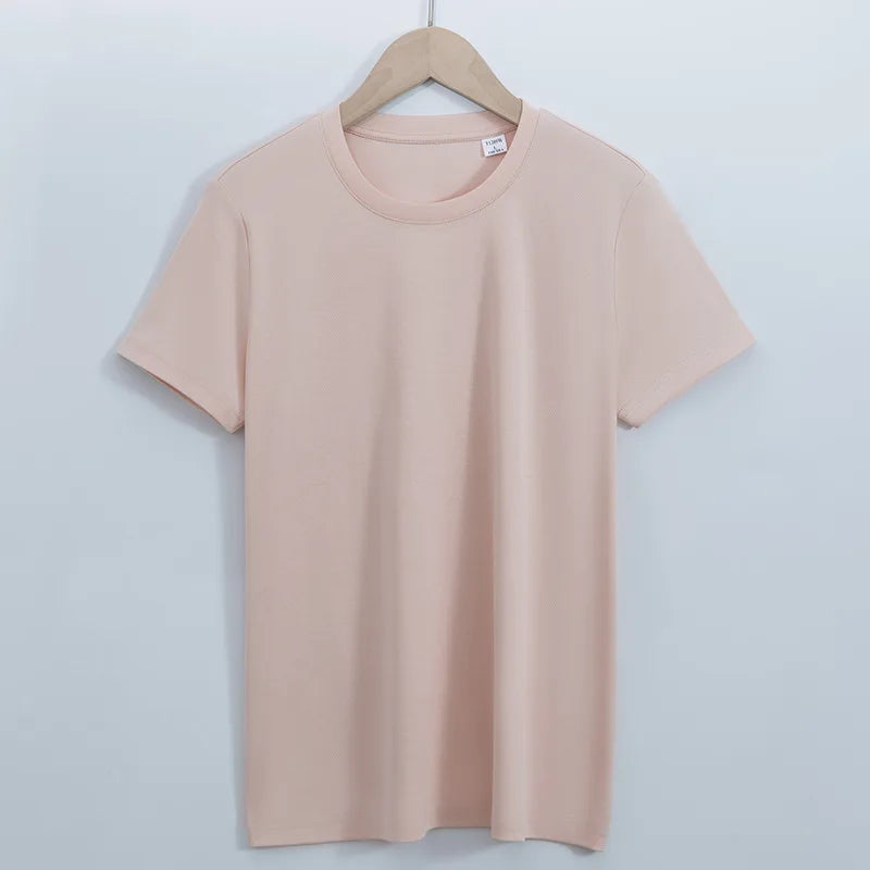 Premium 100% Mercerized Cotton Plain Tee