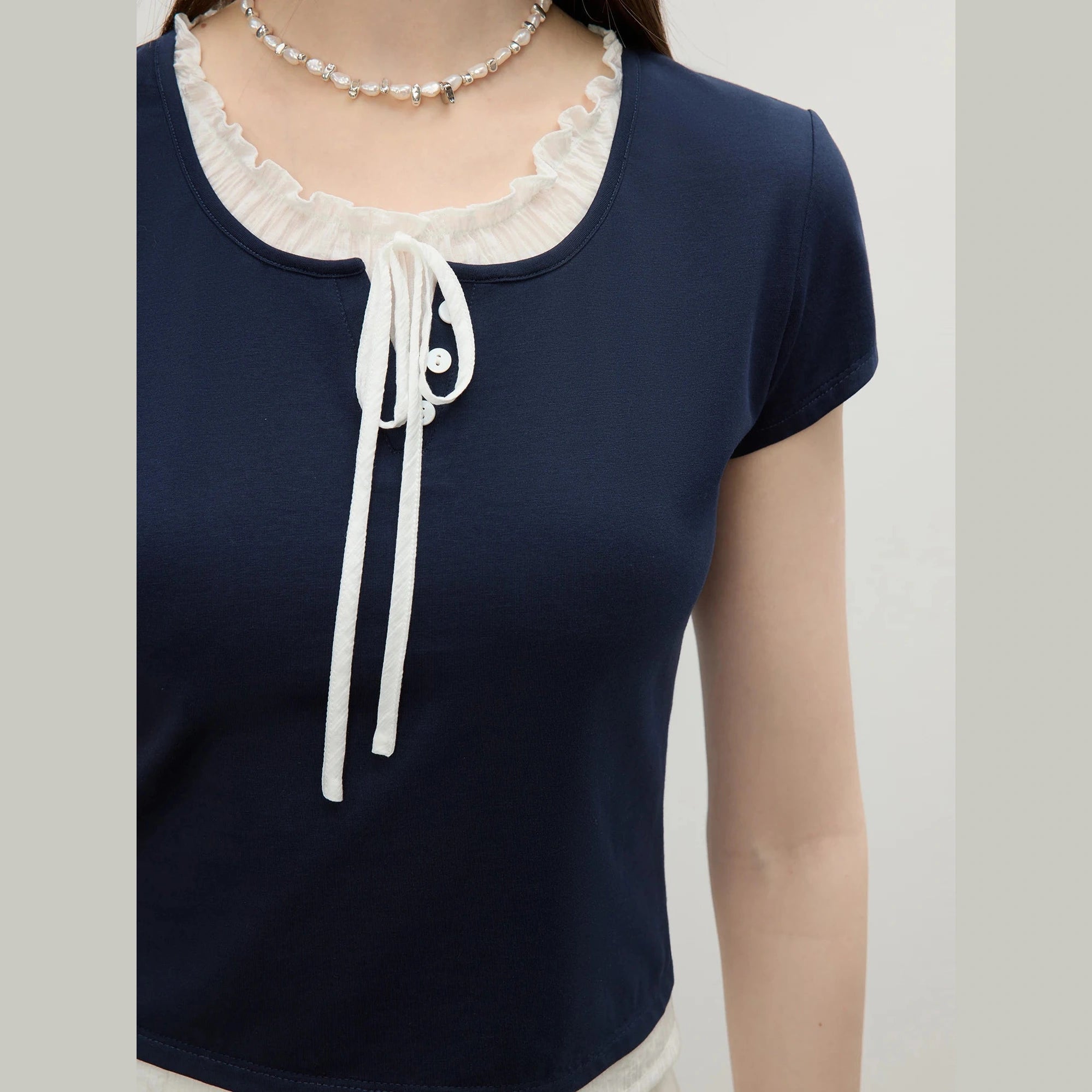 Sailor Charm™ Faux Two-Piece Tee