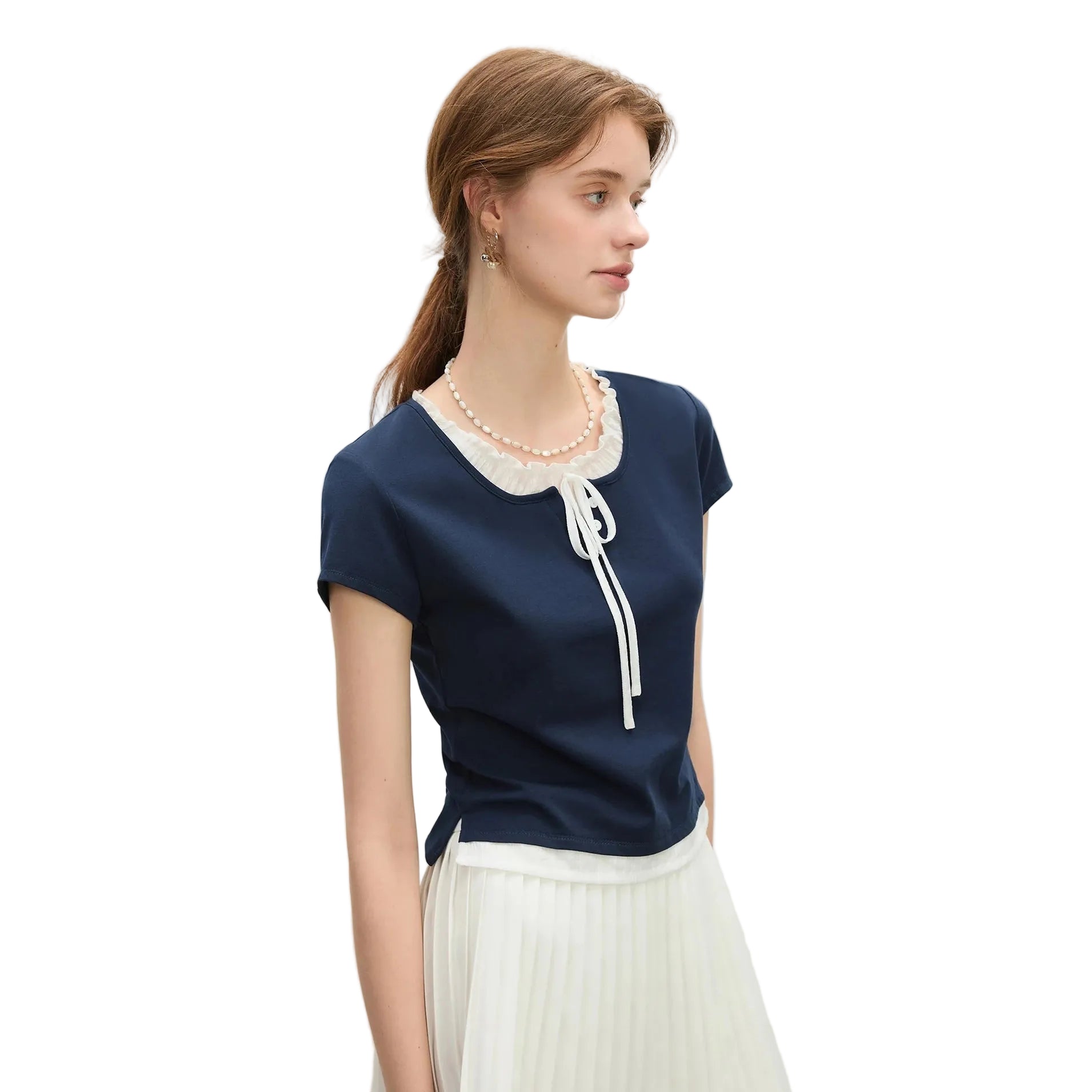 Sailor Charm™ Faux Two-Piece Tee