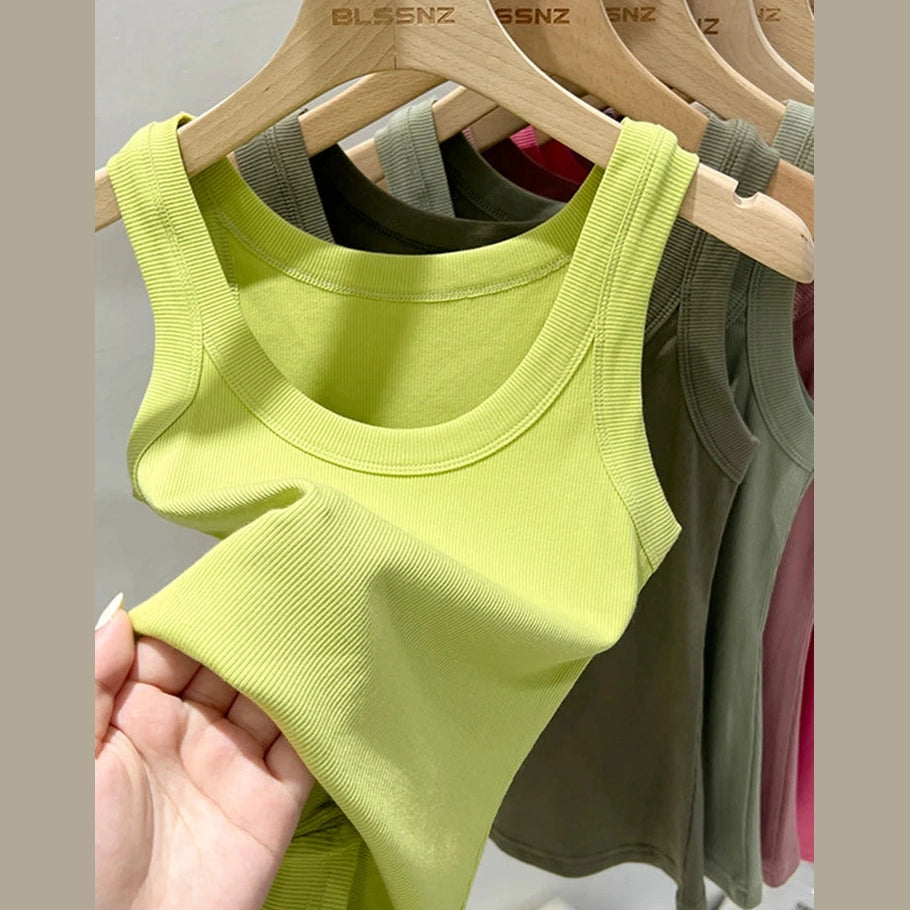 Premium Ribbed Stretch Tank Top