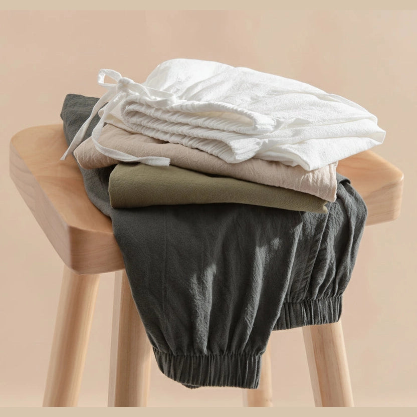 Casual Linen High-Waist Summer Shorts